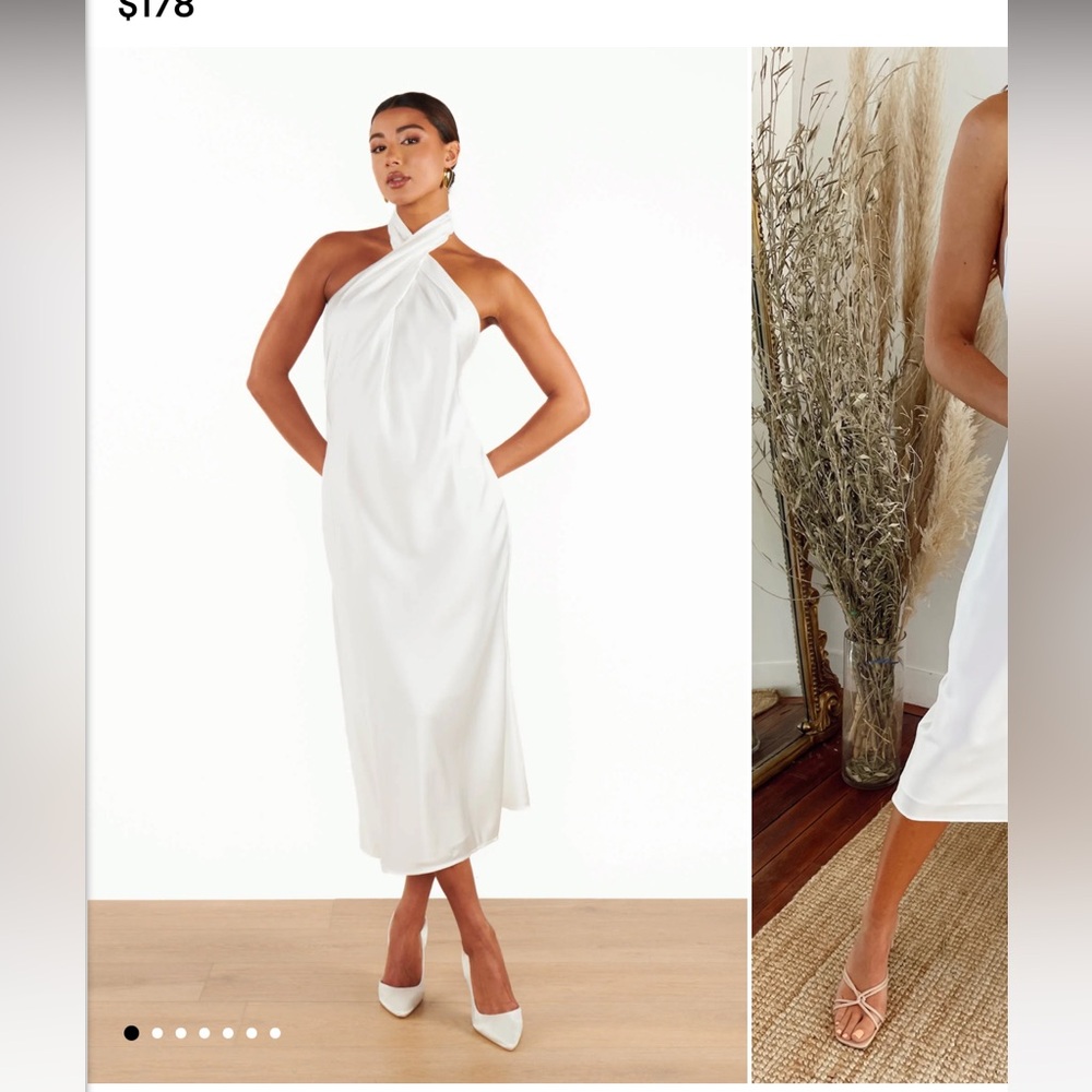 Show Me Your Mumu Jasmine Halter Midi Dress